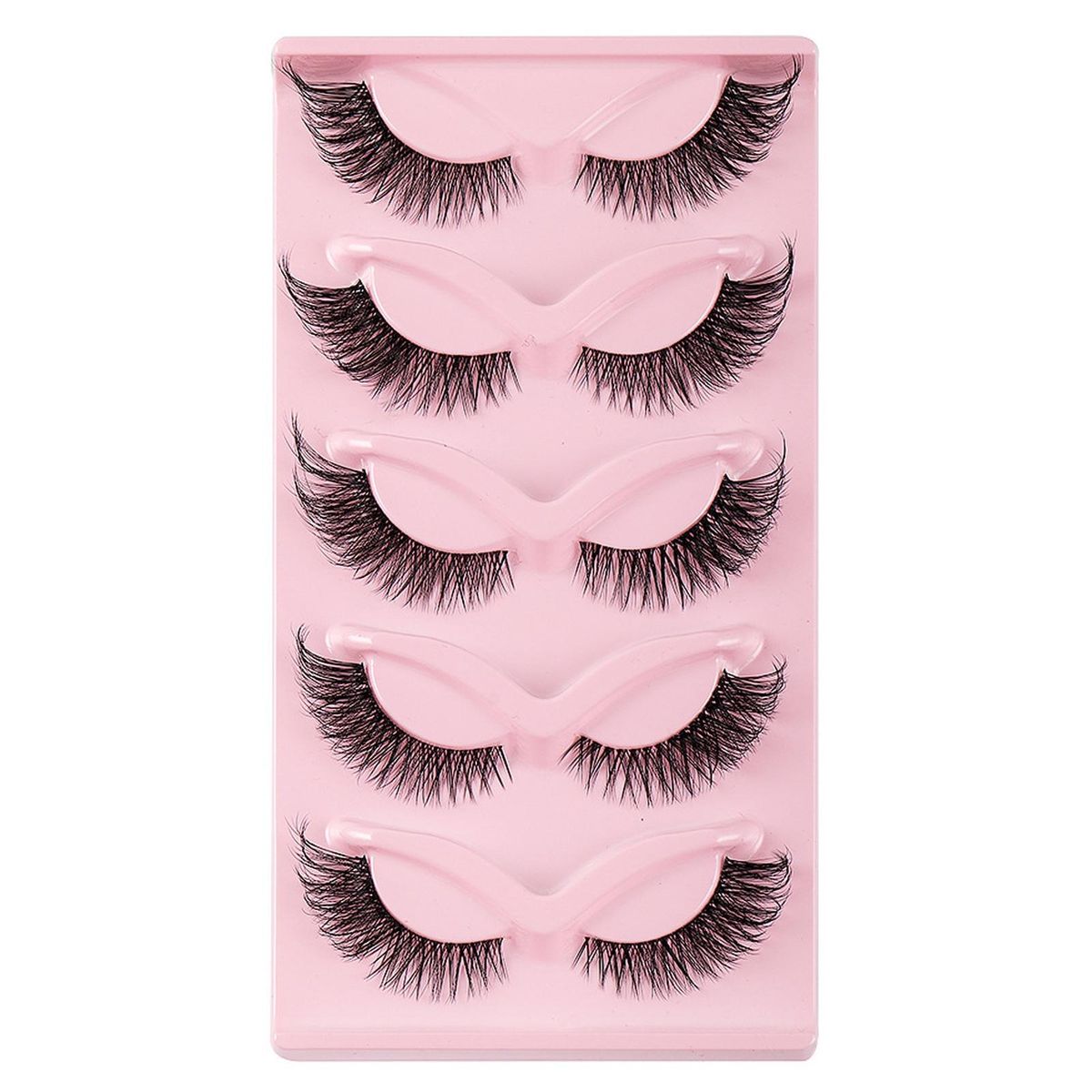 3d Effect Fake Eyelashes Charming Cat Eye Lashes Natural for Stunning