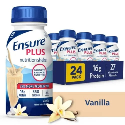 Ensure Plus For Healthy Weight Gain & Immune Health - Vanilla - 5.68l - 24 Bottles