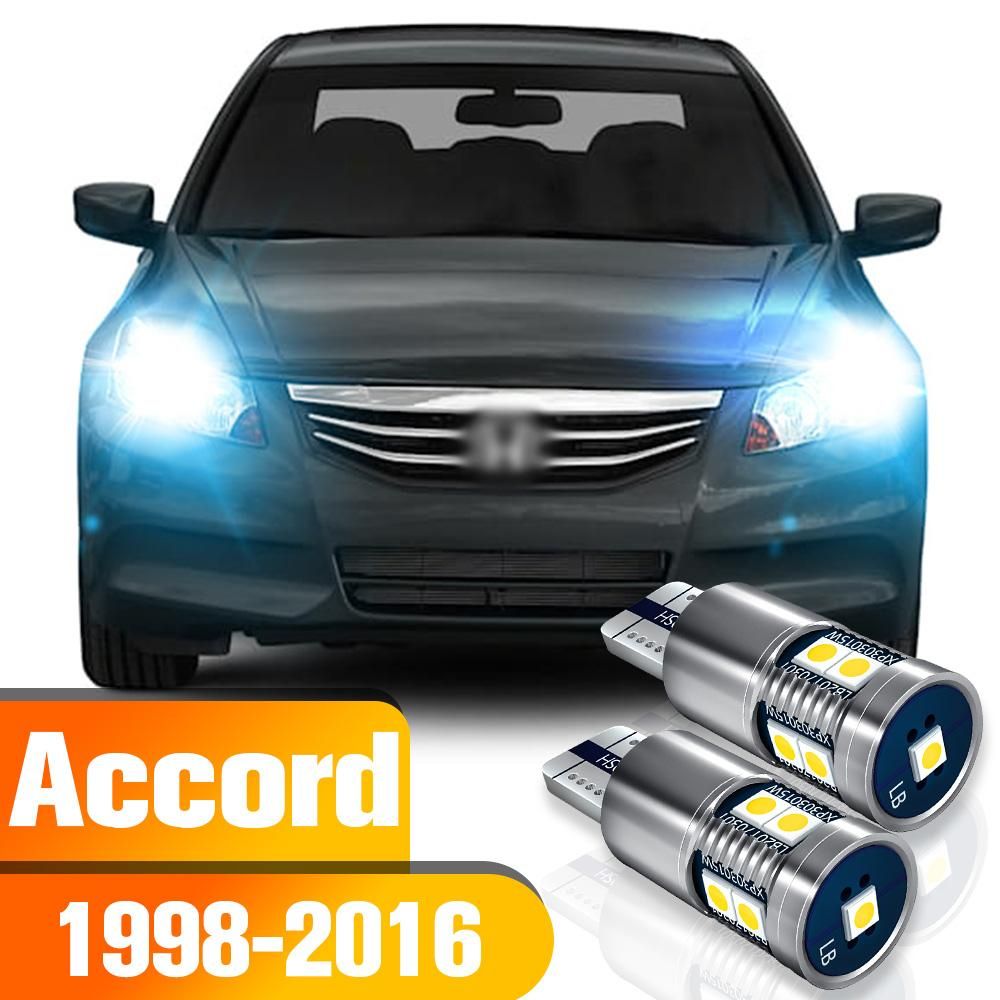 Parking Light 2pcs LED Clearance Bulb Accessories For Honda Accord 7 8 9 1998-2016 2007 2008 2009 2010 2011 2012 2013 2014 2015