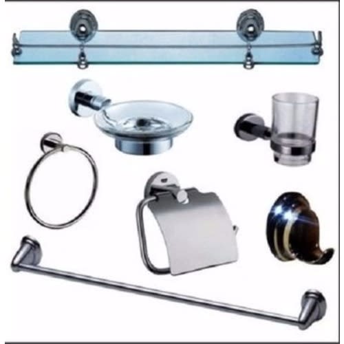 Brimix Stainless Bathroom Accessory Set