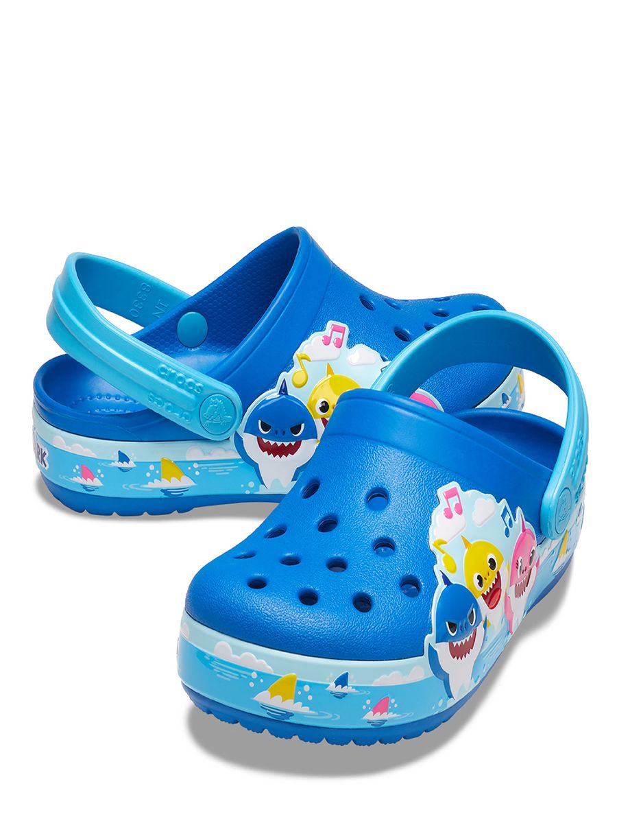 Toddler Crocs Fun Lab BabyShark Band Clog Bright Cobalt