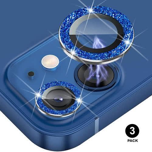Blue Camera Protector For Iphone 12 Mini-  3 Pack