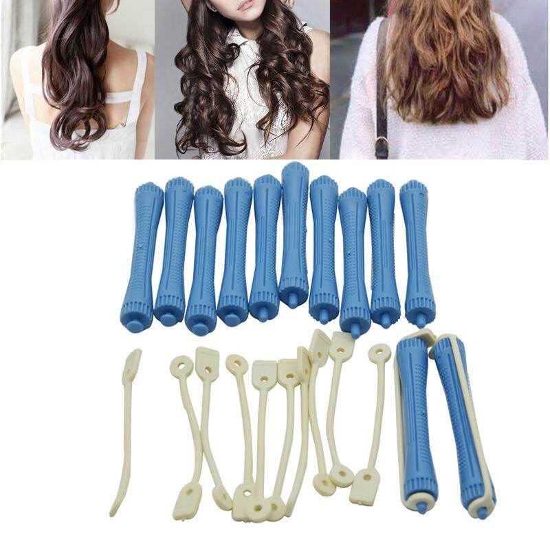 12 Perm Universal Bars Universal Bar Plastic Hair Coil Hair Coil Hair Crimping Bar Hair Ribbon With Rubber Band 8mm