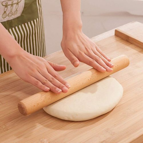 Kitchen Wooden Rolling Pin Fondant Cake Decoration