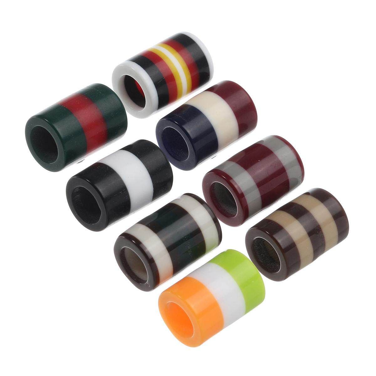 100Pcs Wig Hair Rings Are Attached With African Dreadlocks To Decorate Large Kongzhu Diy Accessories Large Hole Resin Beads