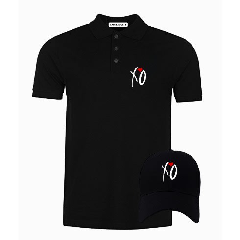 Xo Love Polo & Cap Bundle  - Blacks