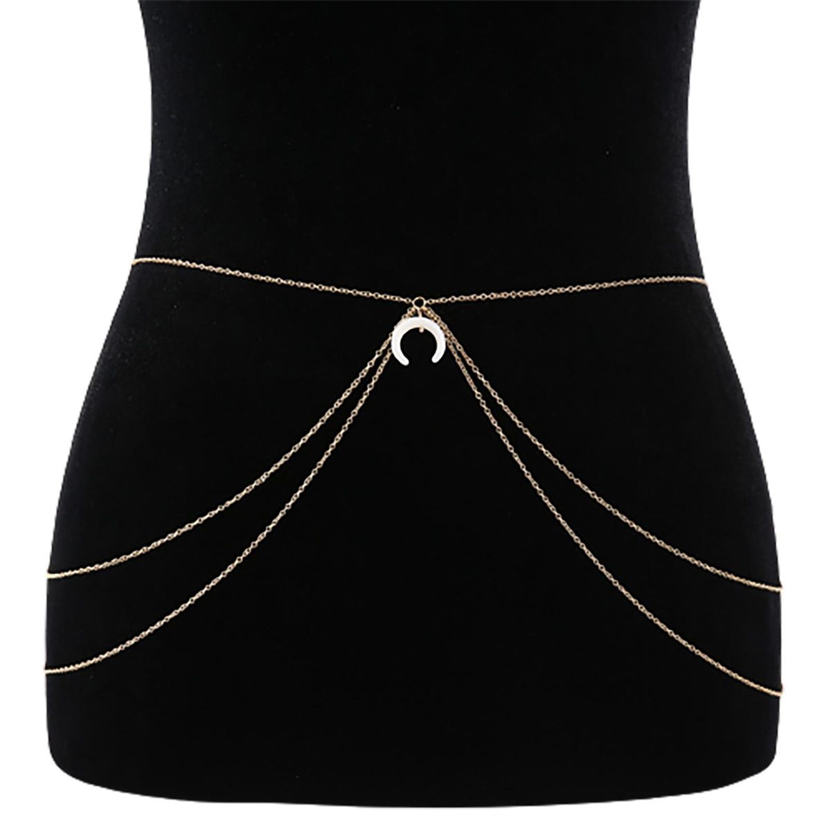 Waist Chain Female Trendy Body Waist Chain Golden