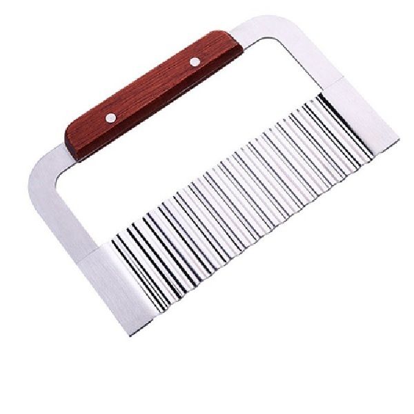 Stainless Zigzag Fruit And Bar Soap Cutter