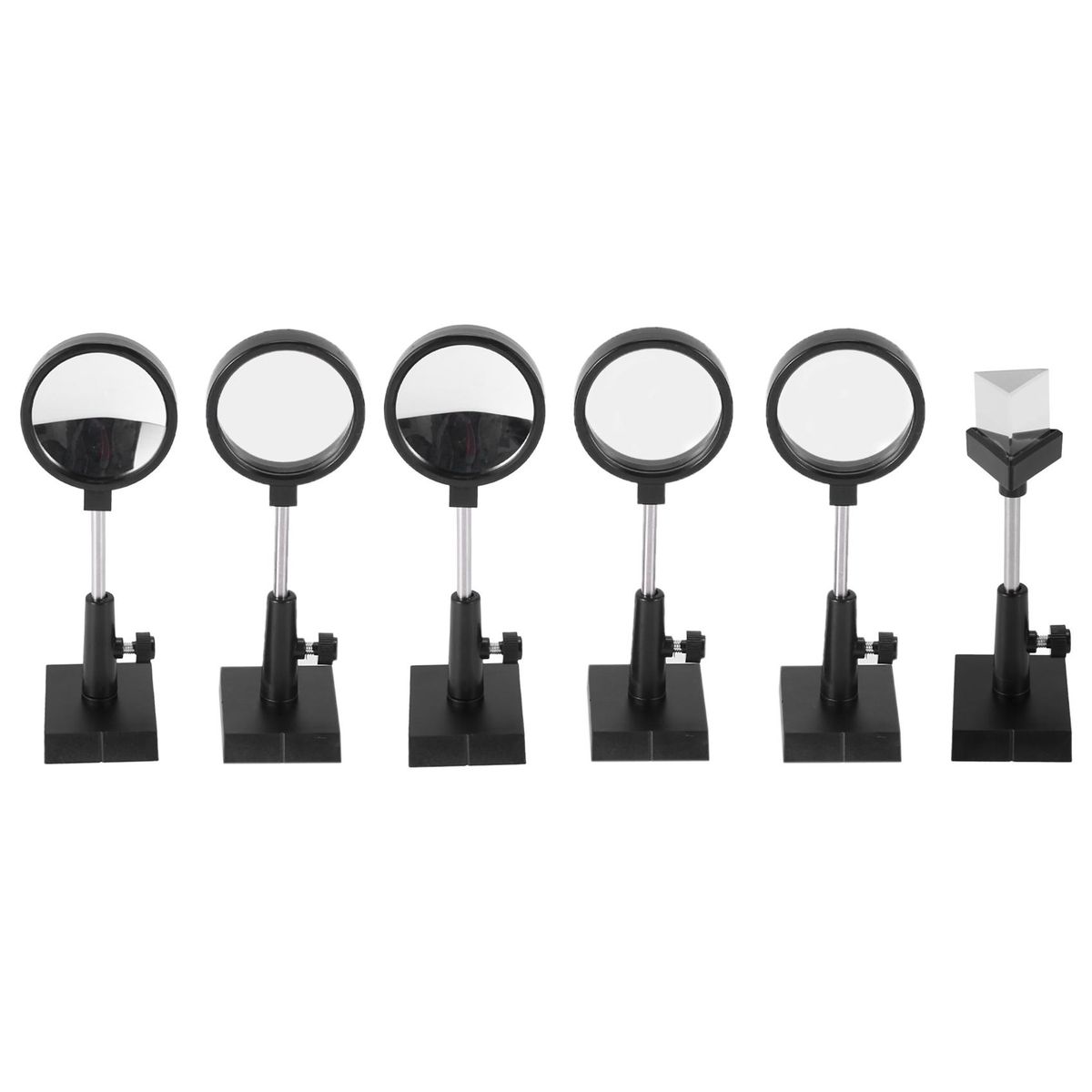 Optics Experiment Set Convex Lens Concave Lens Triangular Plane Mirror Convex Mirror Optical Lens