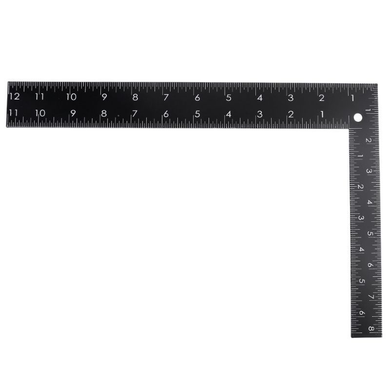 Metal L-Square Shape Patchwork Ruler For Tailor Ga