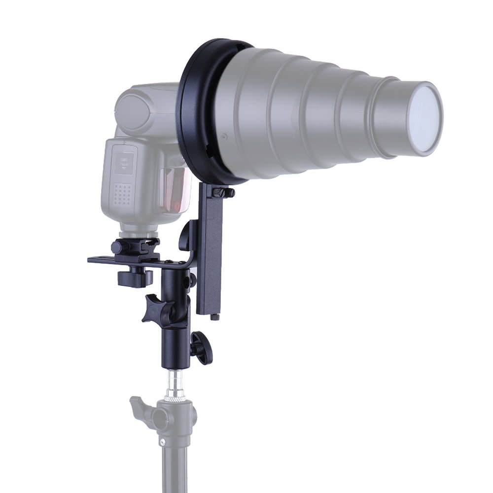 L-Bracket Speedlight Speedlite Flash  Mount With Bowens