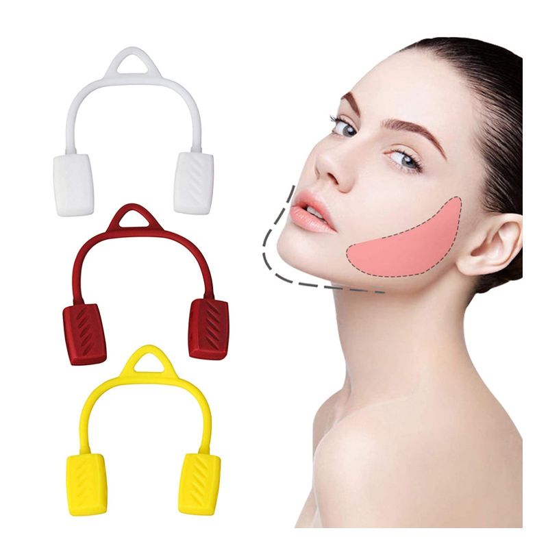 Food-grade Silica  Jawline Exercise Ball Muscle Training Fitness Ball Neck Face Toning Jaw Masseter Chew Tool 30/40/50 Lbs