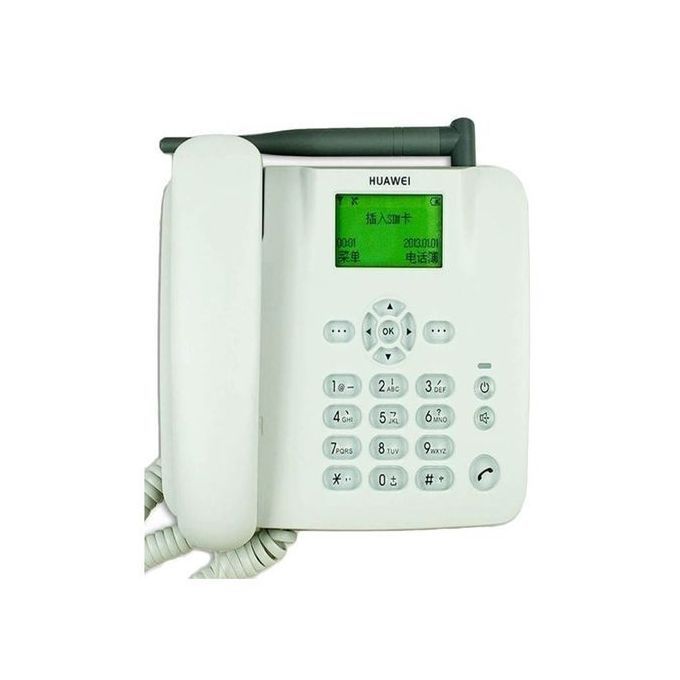 Huawei GSM SIM Card Land-Line Table Phone White