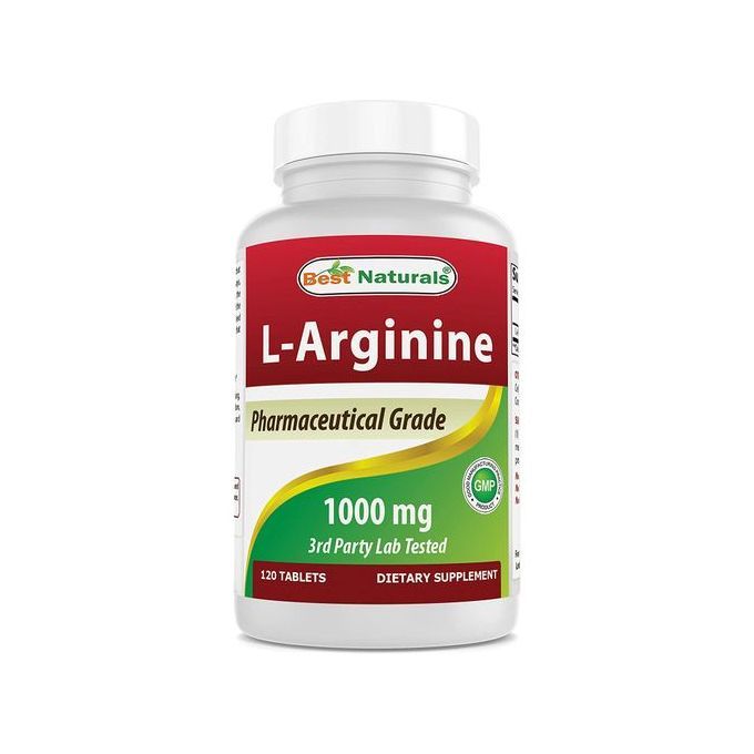 L-Arginine 1000 Mg 120 Tablets - Pharmaceutical Grade