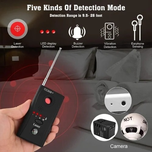 Anti-spy Signal Bug Rf Detector And Hidden Camera