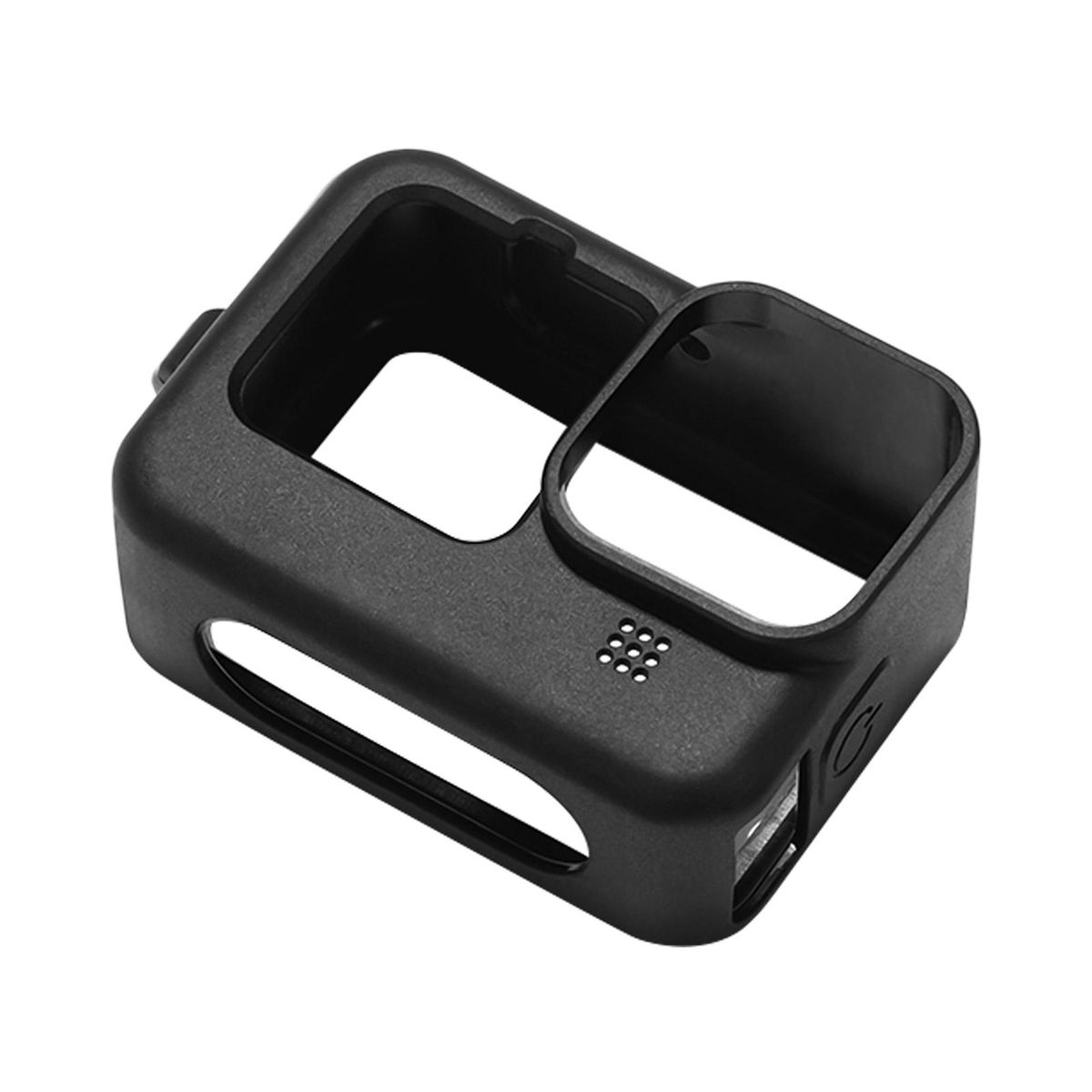 Action Camera Cage Silicone Protective Case Photography Accessory with Lens Cover Hand Rope Replacement for GoPro Hero 9 Black