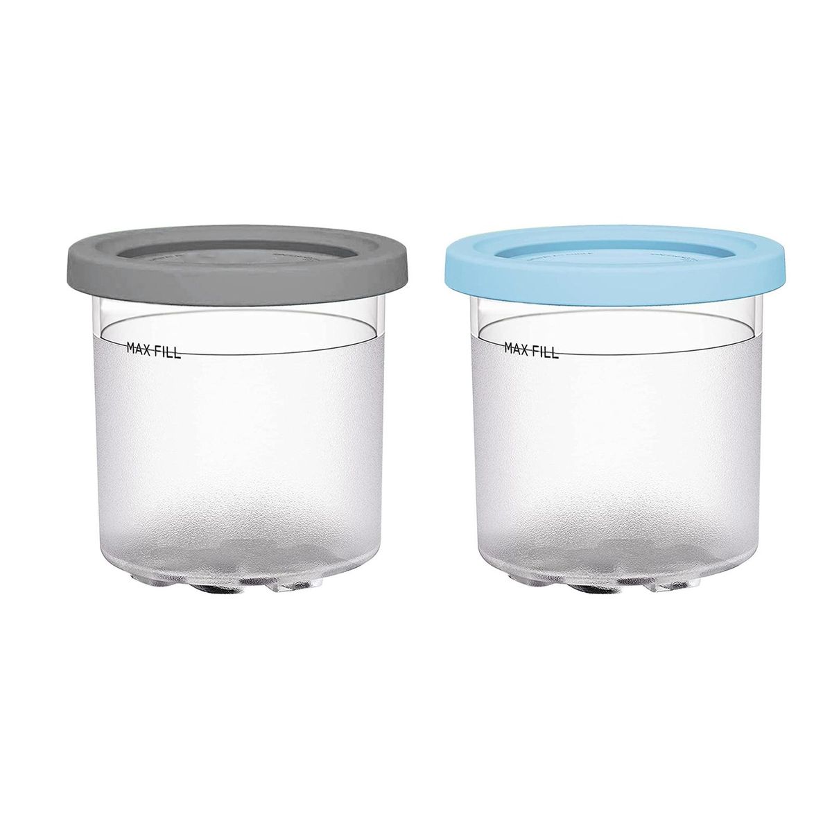 2PcsSet Ice Cream Jar Freezer Food Ice Cream Pin Jar Mix Color