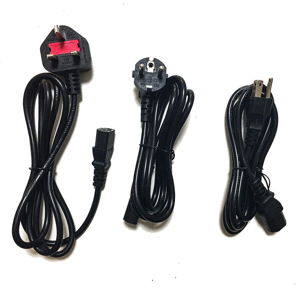 1.5M 10A Power Cord EU/US/UK Pure Copper Conductor Wire,