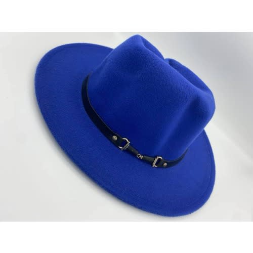 Men's Fedora Hat - Blue
