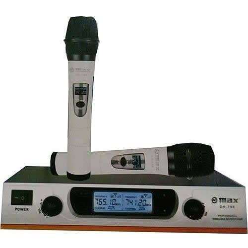Max Dh-766 Digital Vocal Wireless Microphone Set - White