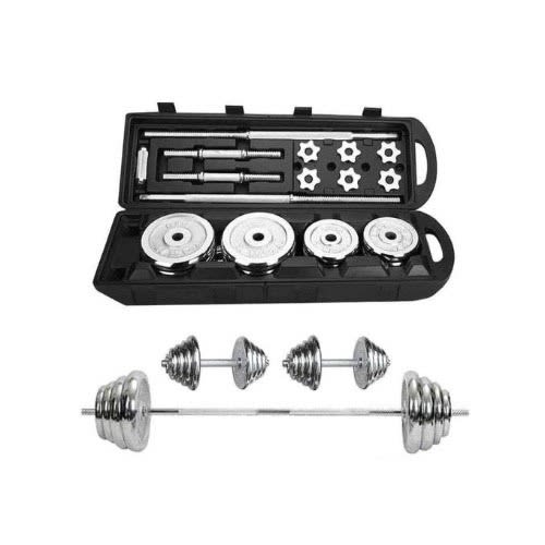 Adjustable 50kg Dumbbell Adjustable Chrome Dumbbell With Case