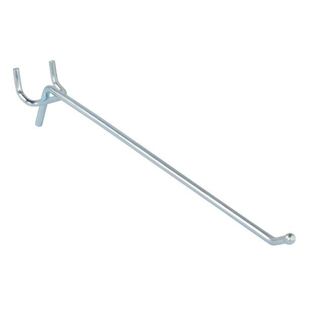 8 Inch Chrome Peg Hook For Pegboard Pack Of 10