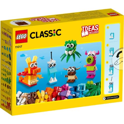 Lego Classic Creative Monsters 11017 Building Toy Set - 140 Pcs