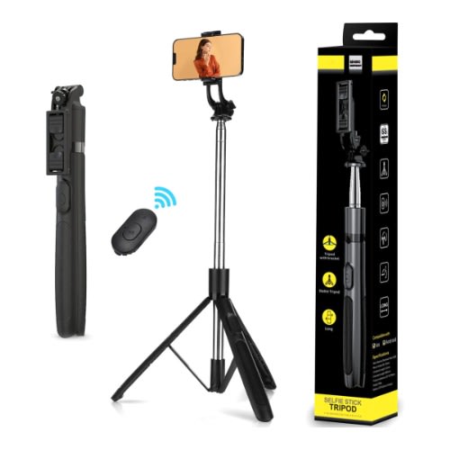 Q05 Bluetooth Selfie Stick - Abs + Stainless Steel