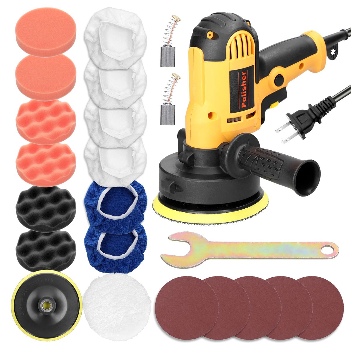 5inch 125mm Electric Car Polisher High Efficient Auto