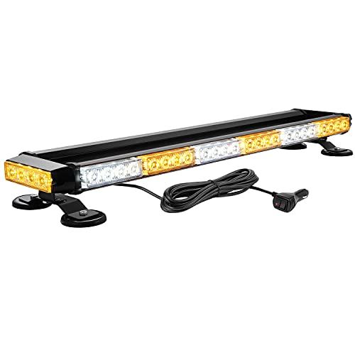 Rooftop Safety Flashing 56 LED Amber White Emergency Light B