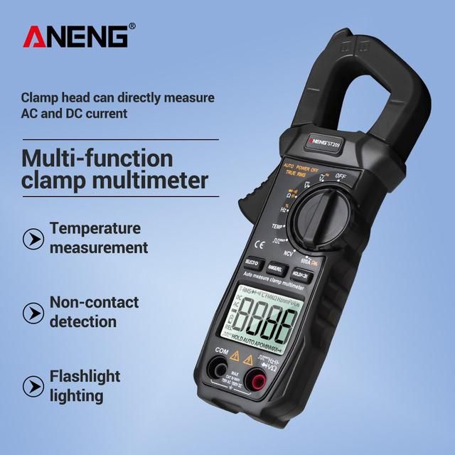 Aneng St209 Digital Clamp Meter Multimeter 6000counts True