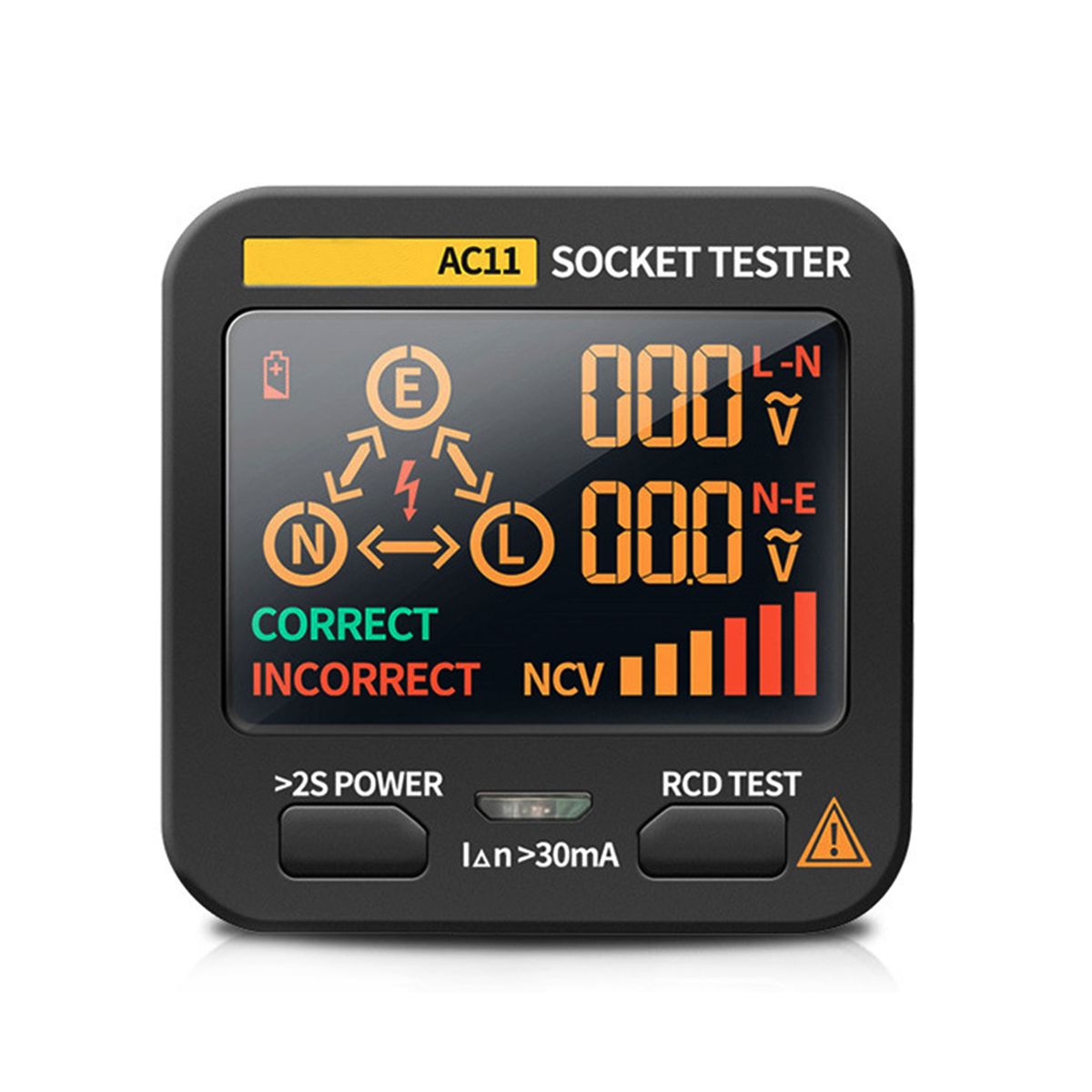Outlet Tester Socket Standard 0.1-250V Outlets 8 Visual