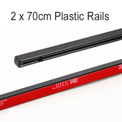 50cm 60cm 70cm Aluminum Plastic Rails For Car Window