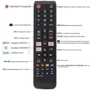 Samsung Smart Tv Remote Control For Bn59-01315a