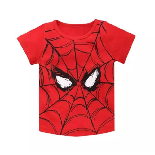 Spiderman Boy Top- Red