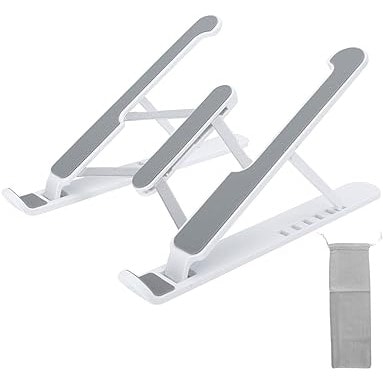 P1 Multiposition Foldable Bracket For Laptop And Tablet Stand - White