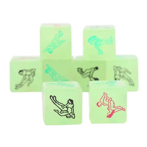 Glowing Beautiful Exotic Posture Play Dice Fetish Sex Toys Romance Erotic