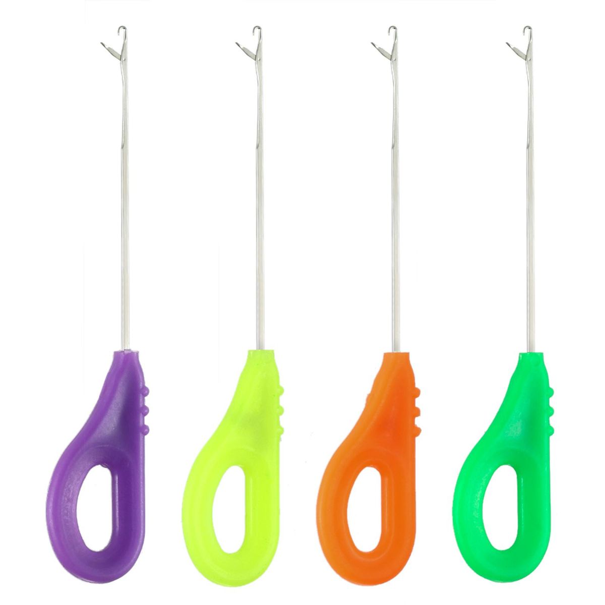 4PCS Bait Needle Driller Tool Stainless Iron Baiting Needle Drill Portable Boilie Needle Hook Carp Fishing Needle Tool   Set