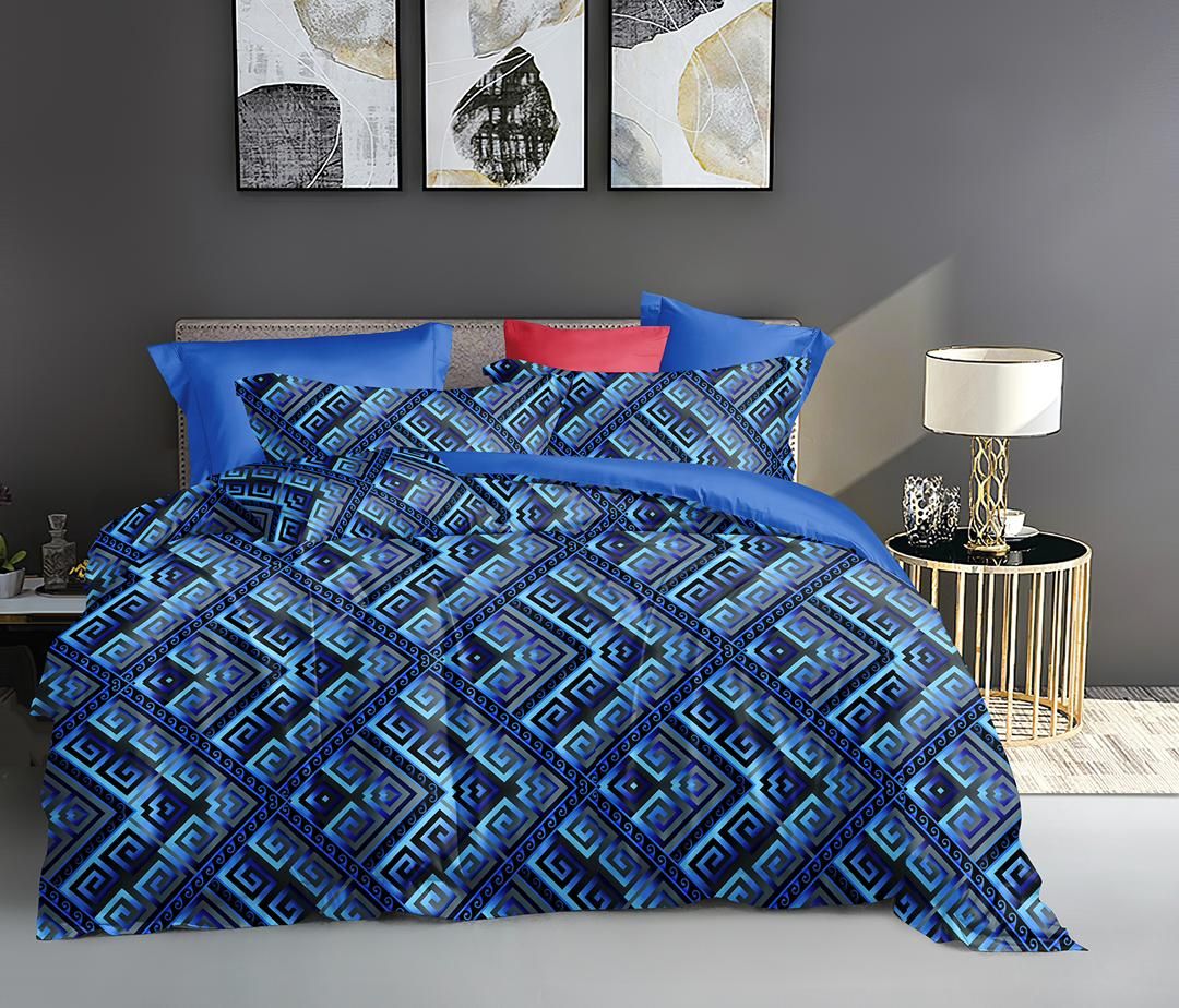 Brick Bedsheet With 4 Pillowcase