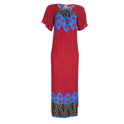 Edgeware Maxi Dress With Flower Print