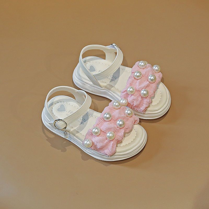 Baby Princess Shoes Girls Kids  Flat Sandals Soft Shoes