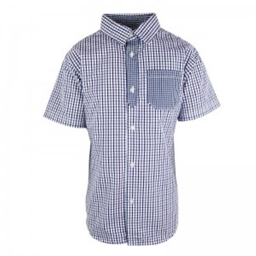 Boy's Checked Short Sleeved Shirt