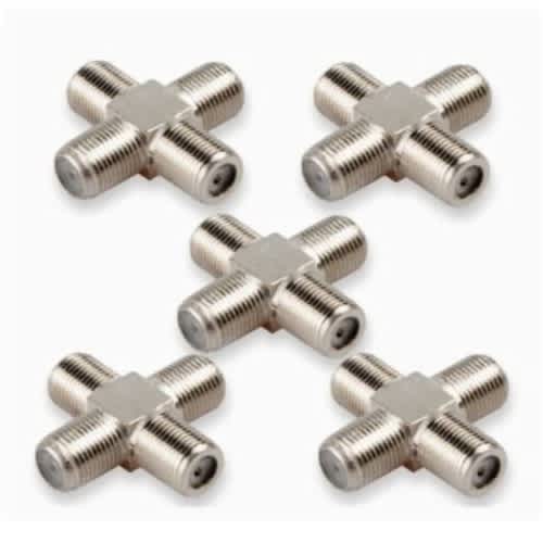 3-way F-type Coax Cable Splitter - 10pcs