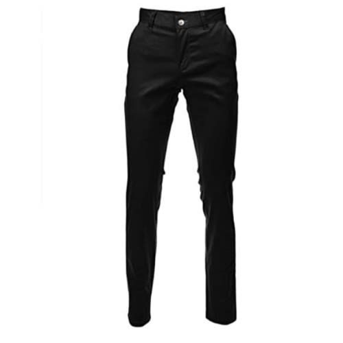 Men Fit Chinos Trouser - Black
