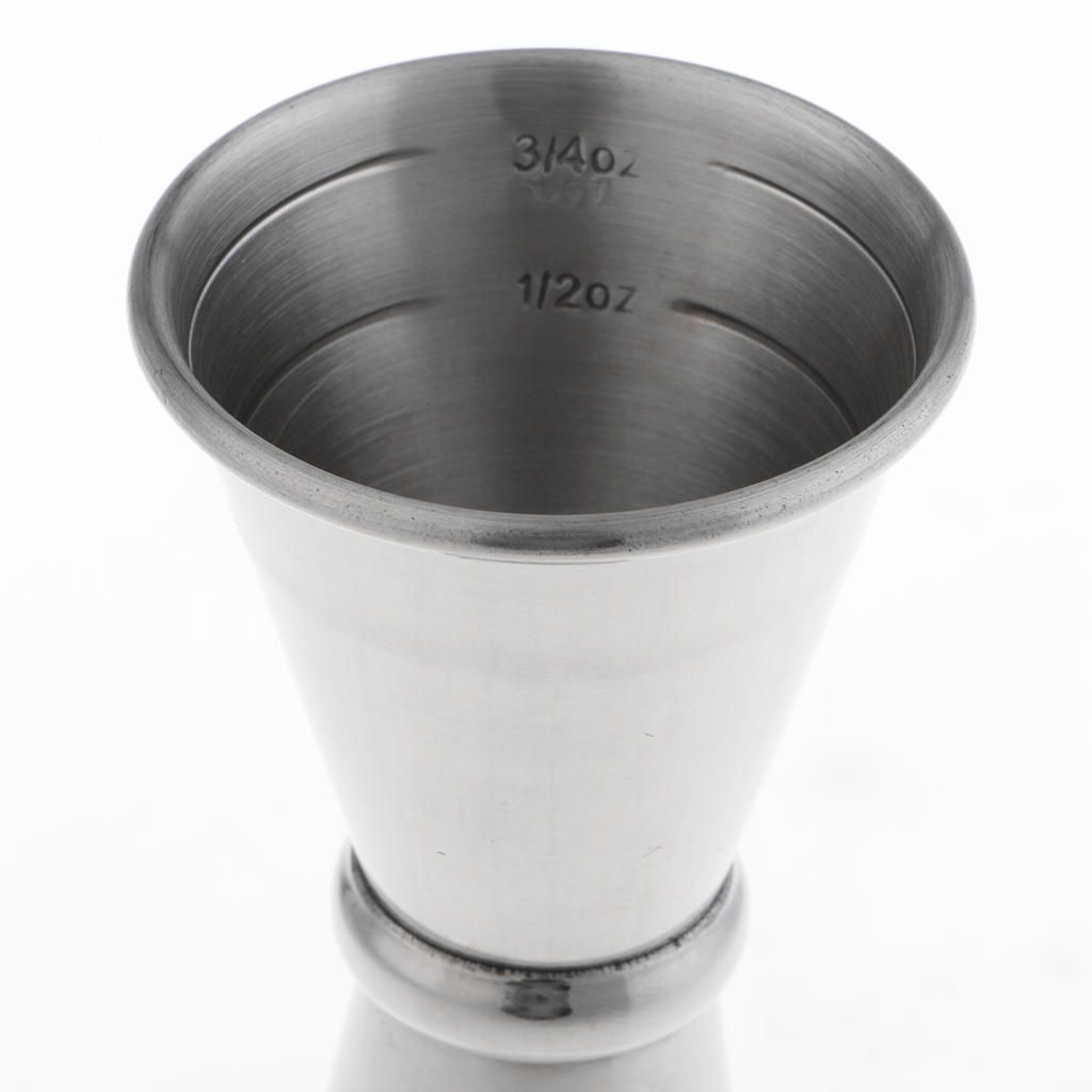 Stainless Steel Measuring Cup 30/60ml Cocktail Jigger  A
