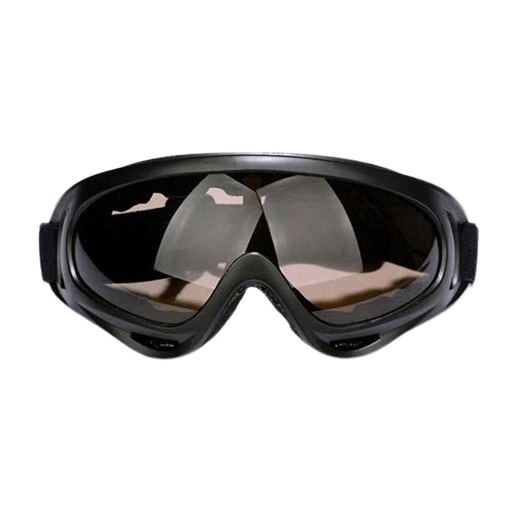 Ski Goggles Dustproof Anti-fog Snowboard Skate Helmet Eyewear Tawny