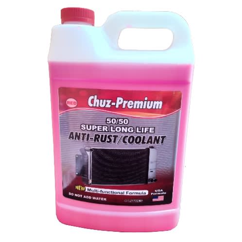 Chuz Premium 50-50 Super Long Life Red Coolant - 4litres
