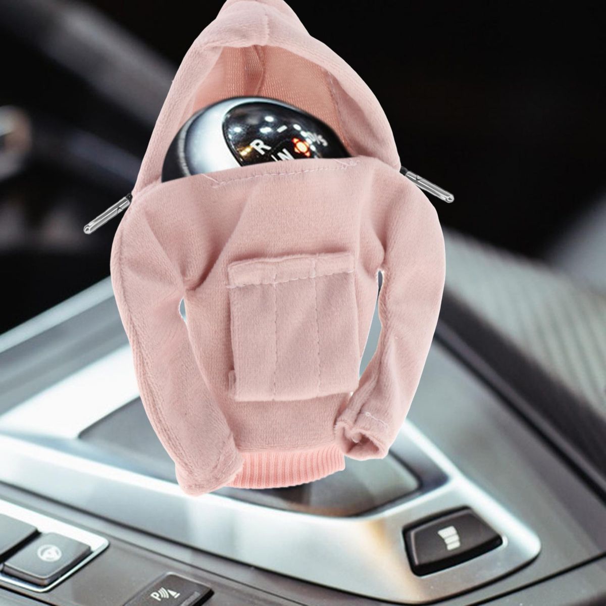 2xAutomotive Gear Knob Cover Funny Hoodie Cool Shifter