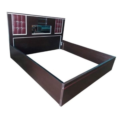 Pawafu Superb 6&times;6 Bed Frame With Leather Head Board