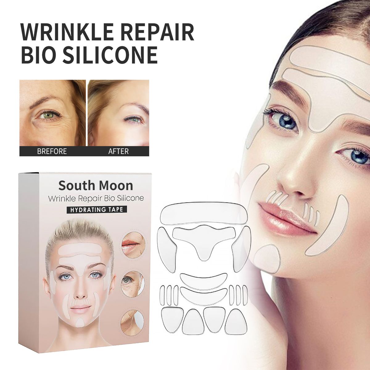 Facial Wrinkle Patch Reduce Fine Lines Anti Sagging Sticker